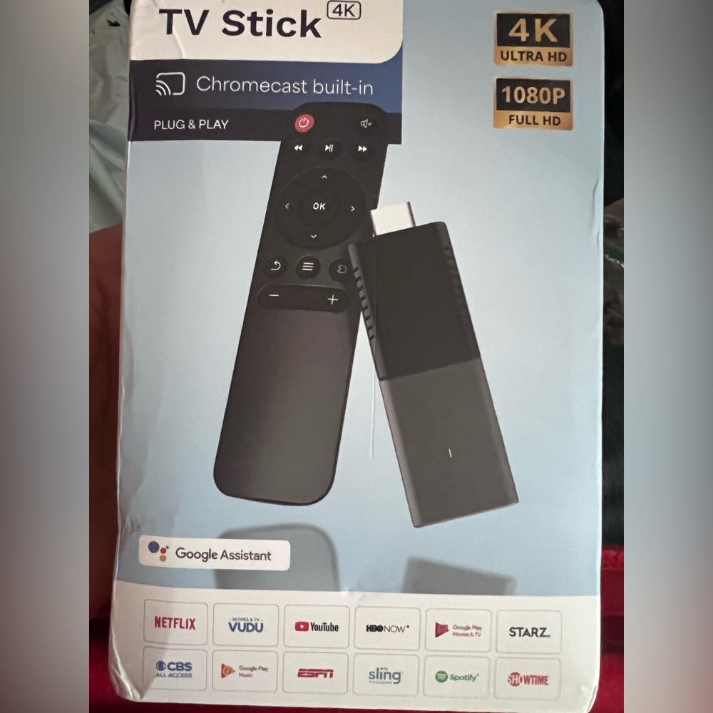 4k Tv Stick w/ Built in Chromecast
